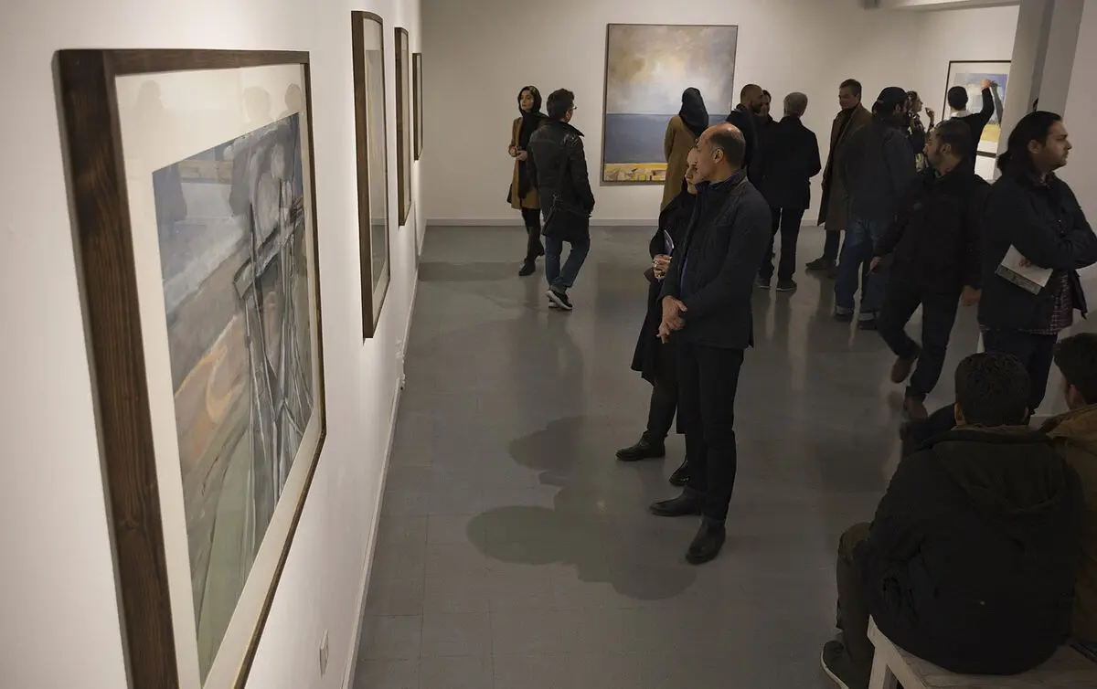 نمایشگاه نقاشی علی گلستانه در گالری هور