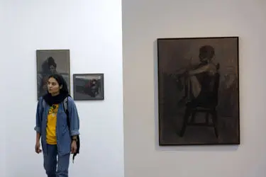 نمایشگاه نقاشی رسول اکبرلو در گالری اُ