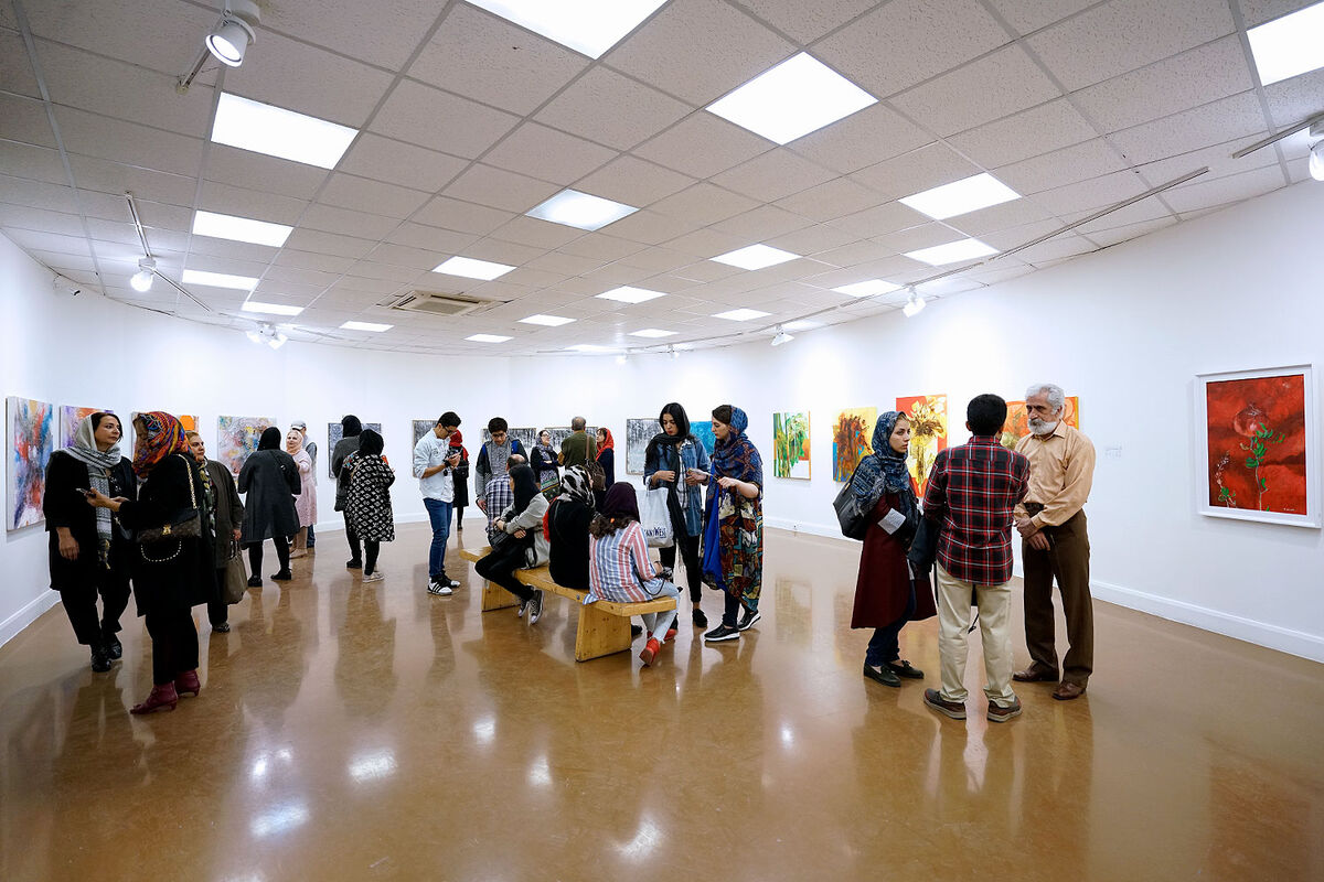 افتتاحیه نمایشگاه گروهی نقاشی انجمن نقاشان ایران در خانه هنرمندان
