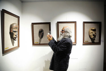 نمایشگاه صورتک و آثار حجم قبایل ساحل عاج در گالری کاما