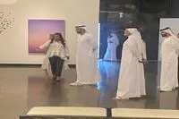 Salem bin Khalid Al Qassimi visited 1x1artgallery Dubai 