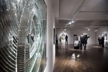 نمایشگاه آثار آینه‌کاری بابک سلیمانی در گالری آرت هاب آریانا