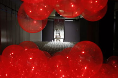 آثار چیدمان دهمین جشنواره تجسمی فجر در موسسه فرهنگی هنری صبا