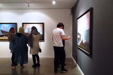 نمایشگاه نقاشی های سارای قاضی اسدالهی در گالری ویستا