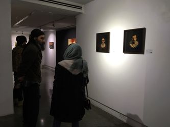 نمایشگاه نقاشی­‌ امید شایان با عنوان «کمدی الهی به روایت امید شایان" در گالری ثالث