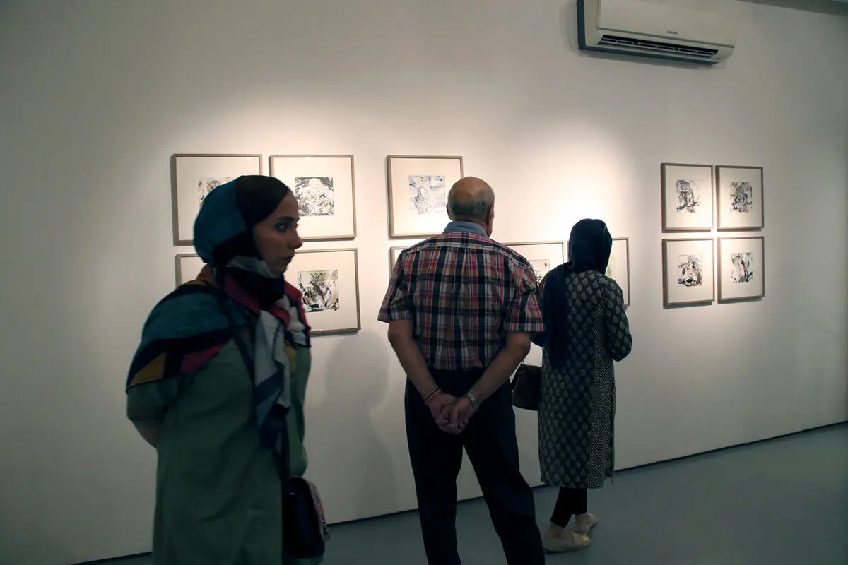 نمایشگاه نقاشی ساناز دزفولیان در گالری طراحان آزاد