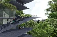 معماری سبز فرهنگسرای جدید مکزیکوسیتی/ عکس