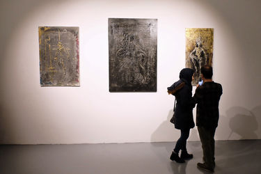 نمایشگاه آثار مصطفی دمیرچی در گالری هتل اسپیناس پالاس