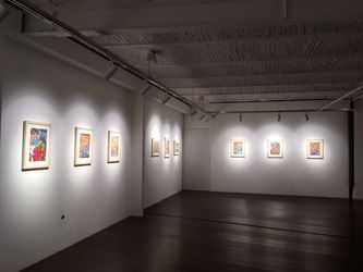 نمایشگاه نقاشی ­‌های آذرخش فراهانی با عنوان «دیوارنگاره» در گالری آریانا 