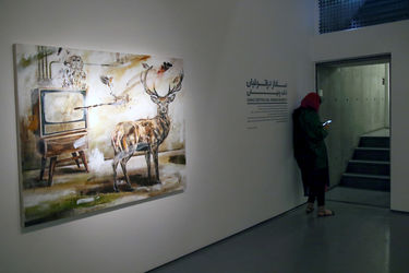 نمایشگاه نقاشی ساناز دزفولیان در گالری طراحان آزاد