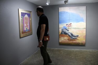 نمایشگاه گروهی مصورنامه  در گالری زیر زمین دستان