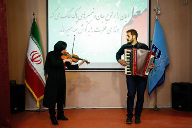 بزرگداشت منوچهر معتبر در هنرستان هنرهای زیبای تهران