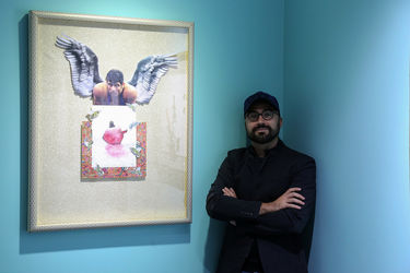 آثار فریدون آو و محسن احمدوند در گالری اعتماد