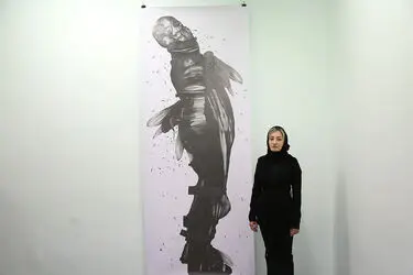 افتتاحیه نمایشگاه آثار سارا عباسیان در گالری محسن