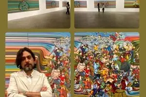 Arash Nazari with “Poem is My Name" at Leila Heller Gallery Dubai | photos