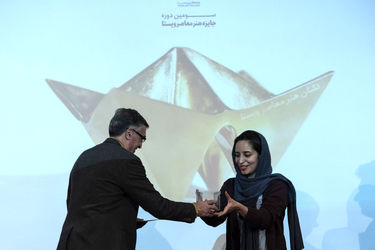 تجلیل از برگزیدگان سومین جایزه هنری ویستا در خانه هنرمندان