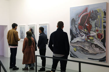 افتتاحیه نمایشگاه آثار رامتین زاد در گالری اعتماد