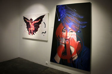 افتتاحیه دهمین نمایشگاه منتخب نسل نو در گالری شیرین