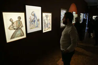 افتتاح نمایشگاه نقاشی های هوشنگ پزشک‌نیا در گالری شهریور