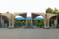 اعتراض به رنگ آمیزی عجیب سردر دانشگاه تهران/ منتظر رنگ آمیزی تخت جمشید هم باشیم؟!