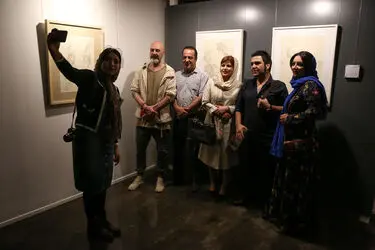 افتتاحیه نمایشگاه گروهی "نوزده پنج" در گالری ایوان