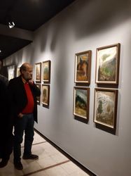 نمایشگاه آثار ابراهیم اکبری گرَز در گالری ایده