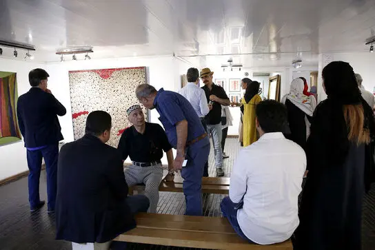 نمایشگاه نقاشی های منصورت نصرت نظامی در گالری سیحون