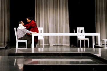 اجرای نمایش "مرگ و دوشیزه" در تماشاخانه پالیز