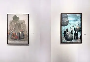 نمایشگاه گروهی نقاشان اردبیل در گالری لاله