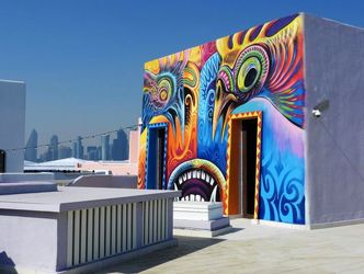 موزه‌های قطر Qatar Museums و نقاشی دیواری