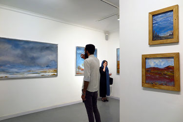 نمایشگاه نقاشی های سعید امدادیان در گالری هور