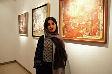 نمایشگاه نقاشی گلسا قاسمی در گالری آتبین