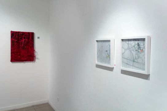 نمایشگاه نقشه ریشه ندا جلیلی در گالری ویستا