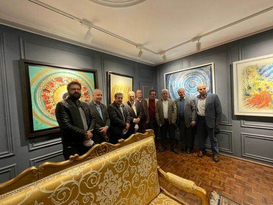 جعفر علی سروی همپا و آشوب ۹ در گالری ترانه باران