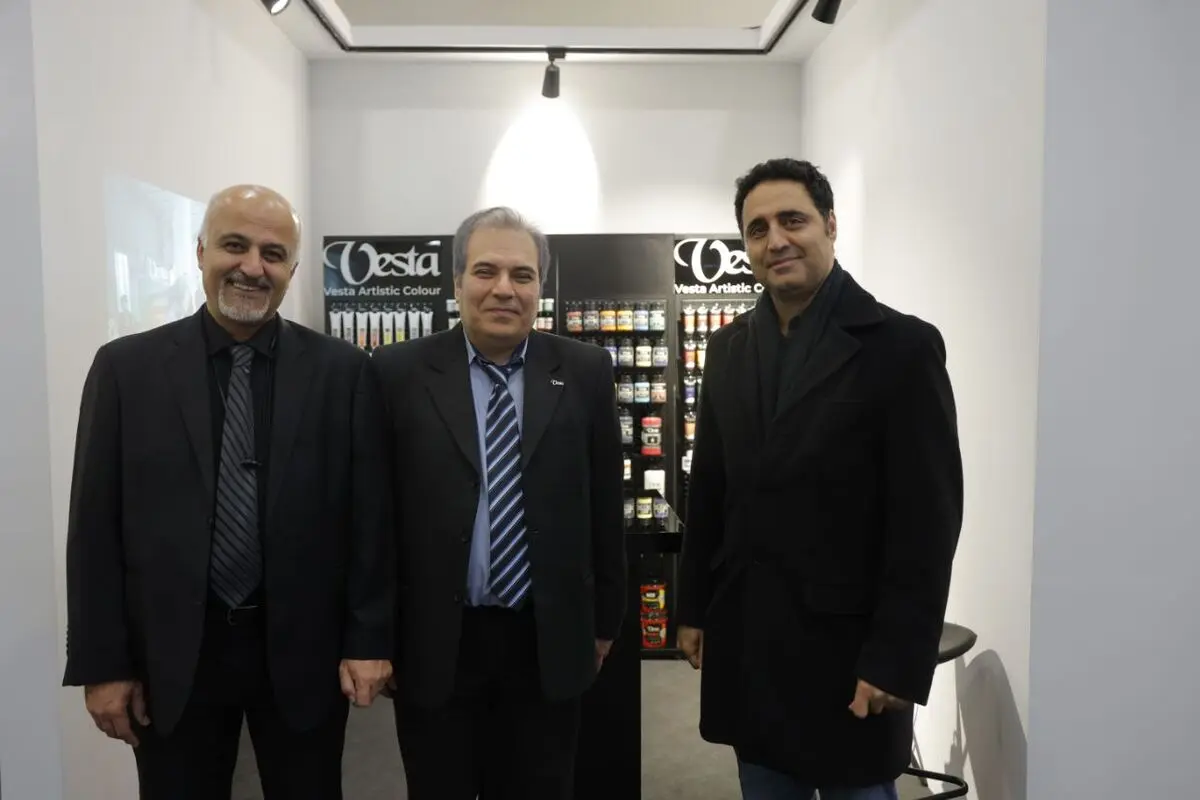 Vesta Color at the first Tehran Art Fair