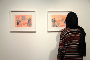 نمایشگاه نقاشی‌ و ویدئوهای ستاره حسینی در گالری ویستا