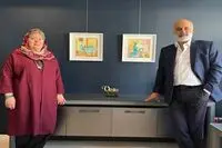 Hamidreza Shafiei and the Play of Form and Color in the Works of Farahnaz Hamedanizadeh