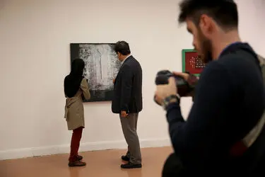 دومین بازار آثار هنری در خانه هنرمندان 