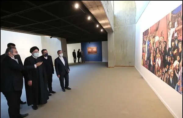 دیدار رئیس جمهور رئیسی از موزه هنرهای معاصر تهران