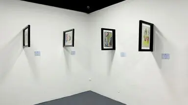 افتتاحیه نمایشگاه نقاشی مکرمه قنبری و علی بلبلی در گالری فردا
