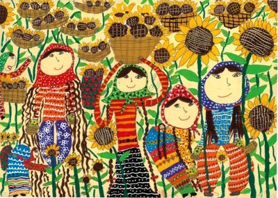 Iranian Children Win Awards at Japanese Painting Contest