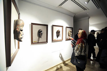 نمایشگاه صورتک و آثار حجم قبایل ساحل عاج در گالری کاما