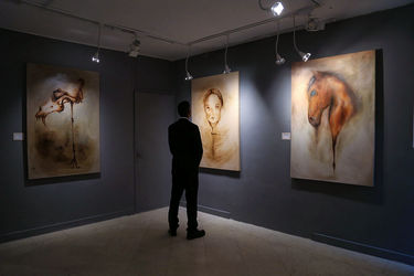 نمایشگاه نقاشی های مهناز بهرام نیا در گالری نگر