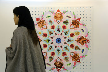 افتتاحیه نمایشگاه آثار مژده اتراک در گالری والی