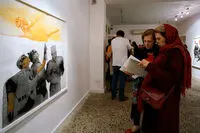  آثار حمید بهرامی را در گالری هما ببینید/ گزارش تصویری ایران آرت از نمایشگاه "قهرمانان منطقه کم عمق"