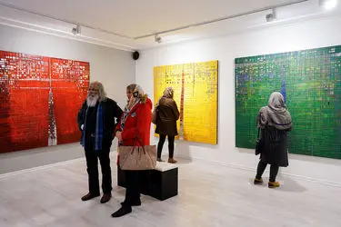 نمایشگاه آثار ایرج اسکندری در گالری ساربان