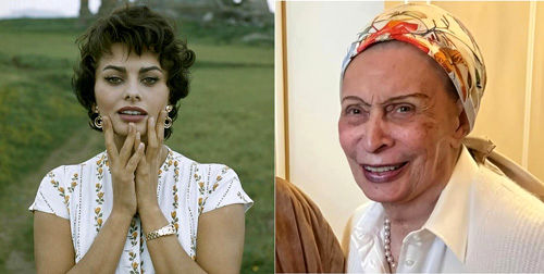 سوفیا لورن در ۹۰ سالگی