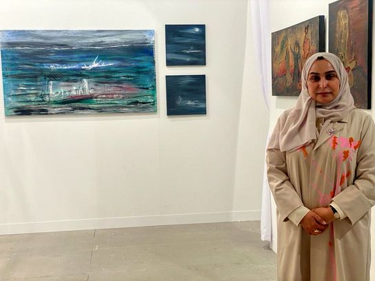 عایشه ال عبار  Aisha Alabbar در آرت ابوظبی Abu Dhabi Art ۲۰۲۳