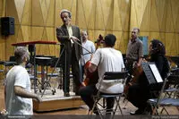Riccardo Muti conducts Tehran-Italy orchestral rehearsal