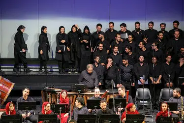 اجرای ارکستر سمفونیک تهران به رهبری شهرداد روحانی در تالار وحدت